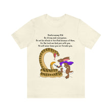 Load image into Gallery viewer, "Be Strong And Courageous:" Adult Unisex Jersey Short Sleeve Tee