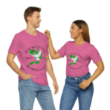 Load image into Gallery viewer, Matthew 10:16 "Wise As Serpents, Innocent As Doves" Adult Unisex Jersey Short Sleeve Tee