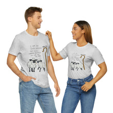 Load image into Gallery viewer, "The Good Shepherd" John 10:11 Adult Unisex Jersey Short Sleeve Tee