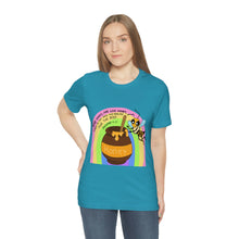 Load image into Gallery viewer, "Kind words are like honey" Unisex Jersey Short Sleeve Tee