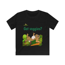 Load image into Gallery viewer, LiLi Rabbit &quot;Got Veggies?&quot; Kids Softstyle Tee
