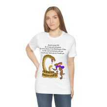 Load image into Gallery viewer, "Be Strong And Courageous:" Adult Unisex Jersey Short Sleeve Tee