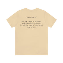 Load image into Gallery viewer, "Joy" Psalm 19:12 Adult Unisex Jersey Short Sleeve Tee