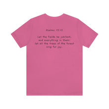 Load image into Gallery viewer, "Joy" Psalm 19:12 Adult Unisex Jersey Short Sleeve Tee
