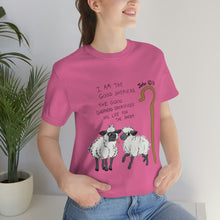 Load image into Gallery viewer, "The Good Shepherd" John 10:11 Adult Unisex Jersey Short Sleeve Tee