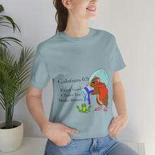 Load image into Gallery viewer, Galations 6:9 Scripture Mouse Adult Unisex Jersey Short Sleeve Tee