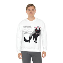 Load image into Gallery viewer, "Beware the Wolf In Sheep's Clothing" Unisex Heavy Blend™ Crewneck Sweatshirt