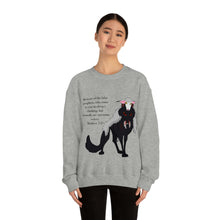 Load image into Gallery viewer, &quot;Beware the Wolf In Sheep&#39;s Clothing&quot; Unisex Heavy Blend™ Crewneck Sweatshirt
