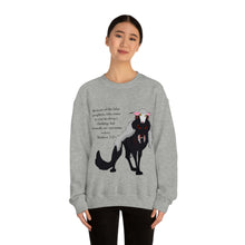 Load image into Gallery viewer, "Beware the Wolf In Sheep's Clothing" Unisex Heavy Blend™ Crewneck Sweatshirt