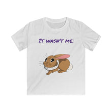Load image into Gallery viewer, LiLi Rabbit "It wasn't me!" Kids Softstyle Tee