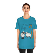 Load image into Gallery viewer, "The Good Shepherd" John 10:11 Adult Unisex Jersey Short Sleeve Tee