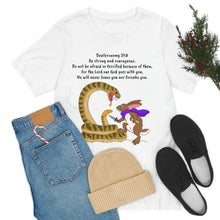 Load image into Gallery viewer, "Be Strong And Courageous:" Adult Unisex Jersey Short Sleeve Tee