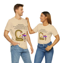 Load image into Gallery viewer, "Be Strong And Courageous:" Adult Unisex Jersey Short Sleeve Tee