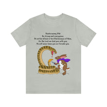 Load image into Gallery viewer, "Be Strong And Courageous:" Adult Unisex Jersey Short Sleeve Tee