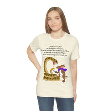 Load image into Gallery viewer, "Be Strong And Courageous:" Adult Unisex Jersey Short Sleeve Tee