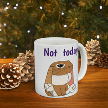 Load image into Gallery viewer, LiLi Rabbit "Not Today" Ceramic Mug 11oz