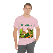 Load image into Gallery viewer, LiLi Rabbit "Got veggies?" Adult Unisex Jersey Short Sleeve Tee