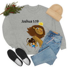 Load image into Gallery viewer, "I Will Be With You" Joshua 1:9 Adult Unisex Heavy Blend™ Crewneck Sweatshirt