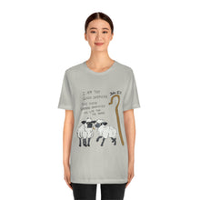 Load image into Gallery viewer, "The Good Shepherd" John 10:11 Adult Unisex Jersey Short Sleeve Tee