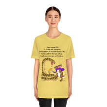 Load image into Gallery viewer, "Be Strong And Courageous:" Adult Unisex Jersey Short Sleeve Tee