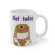 Load image into Gallery viewer, LiLi Rabbit "Not Today" Ceramic Mug 11oz