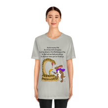 Load image into Gallery viewer, "Be Strong And Courageous:" Adult Unisex Jersey Short Sleeve Tee