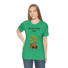 Load image into Gallery viewer, Psalm 62: 1-2 "My Soul Finds Rest" Adult Unisex Jersey Short Sleeve Tee