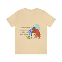 Load image into Gallery viewer, Galations 6:9 Scripture Mouse Adult Unisex Jersey Short Sleeve Tee