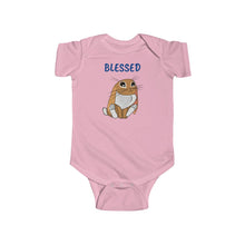 Load image into Gallery viewer, LiLi Rabbit "Blessed" Infant Fine Jersey Bodysuit