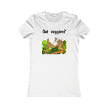 Load image into Gallery viewer, &quot;Got Veggies?&quot; Women&#39;s Favorite Tee
