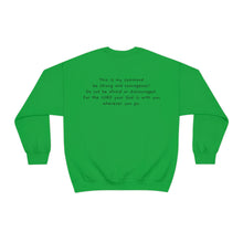 Load image into Gallery viewer, "I Will Be With You" Joshua 1:9 Adult Unisex Heavy Blend™ Crewneck Sweatshirt