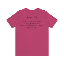 Load image into Gallery viewer, "Joy" Psalm 19:12 Adult Unisex Jersey Short Sleeve Tee
