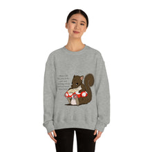 Load image into Gallery viewer, "Scripture Squirrel 2 Peter 3:18" Unisex Heavy Blend™ Crewneck Sweatshirt