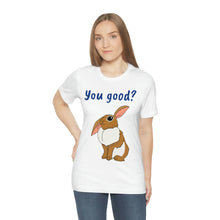 Load image into Gallery viewer, LiLi Rabbit "You good?" Adult Unisex Jersey Short Sleeve Tee