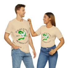Load image into Gallery viewer, Matthew 10:16 "Wise As Serpents, Innocent As Doves" Adult Unisex Jersey Short Sleeve Tee