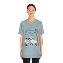 Load image into Gallery viewer, "The Good Shepherd" John 10:11 Adult Unisex Jersey Short Sleeve Tee
