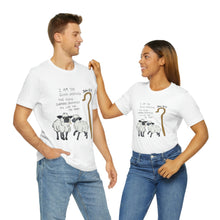 Load image into Gallery viewer, "The Good Shepherd" John 10:11 Adult Unisex Jersey Short Sleeve Tee