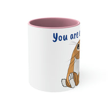 Load image into Gallery viewer, LiLi Rabbit" You are enough." Accent Coffee Mug, 11oz