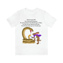 Load image into Gallery viewer, "Be Strong And Courageous:" Adult Unisex Jersey Short Sleeve Tee