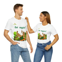 Load image into Gallery viewer, LiLi Rabbit "Got veggies?" Adult Unisex Jersey Short Sleeve Tee