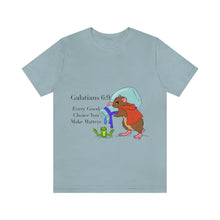Load image into Gallery viewer, Galations 6:9 Scripture Mouse Adult Unisex Jersey Short Sleeve Tee