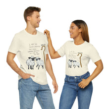 Load image into Gallery viewer, "The Good Shepherd" John 10:11 Adult Unisex Jersey Short Sleeve Tee