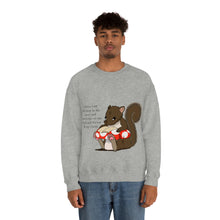 Load image into Gallery viewer, "Scripture Squirrel 2 Peter 3:18" Unisex Heavy Blend™ Crewneck Sweatshirt