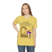 Load image into Gallery viewer, "Be Strong And Courageous:" Adult Unisex Jersey Short Sleeve Tee