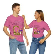 Load image into Gallery viewer, "Be Strong And Courageous:" Adult Unisex Jersey Short Sleeve Tee