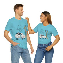 Load image into Gallery viewer, "The Good Shepherd" John 10:11 Adult Unisex Jersey Short Sleeve Tee