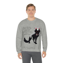 Load image into Gallery viewer, &quot;Beware the Wolf In Sheep&#39;s Clothing&quot; Unisex Heavy Blend™ Crewneck Sweatshirt
