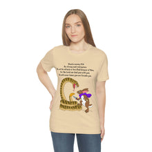 Load image into Gallery viewer, "Be Strong And Courageous:" Adult Unisex Jersey Short Sleeve Tee