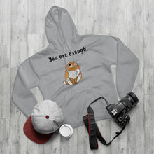 Load image into Gallery viewer, LiLi Rabbit "You are enough." Adult Unisex pullover Hoodie
