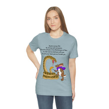 Load image into Gallery viewer, "Be Strong And Courageous:" Adult Unisex Jersey Short Sleeve Tee